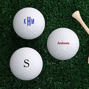 Personalized Golf Balls - Name or Monogram - Non Branded - 18971-B