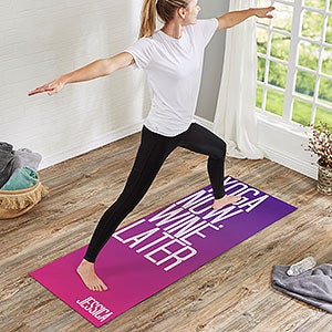 Stretch to Conclusions Foam Yoga Mat, Namaste, Funny Yoga Mat, Cute Ma –  OtterlyFantasticArt