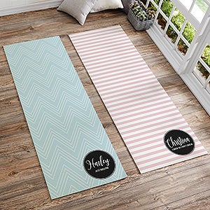 Watercolor Personalized Yoga Mat