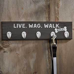 Farmhouse Style Personalized Leash Hook - 19049