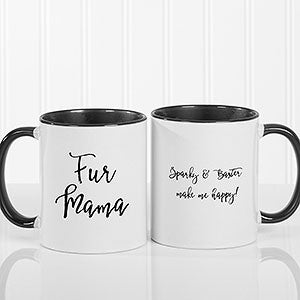 Personalized Coffee Mug 11 oz Black - Pet Expressions - 19051-B