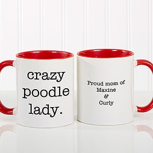 Personalized Coffee Mug 11 oz Red - Pet Expressions - 19051-R