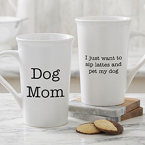 Personalized Latte Mug - Pet Expressions - 19051-U