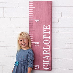 Watch Me Grow! Personalized Canvas Growth Chart - 12x36 - 19103