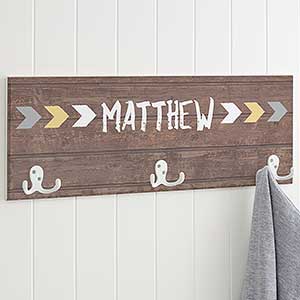 Tribal Inspired Personalized Coat Rack - 19107