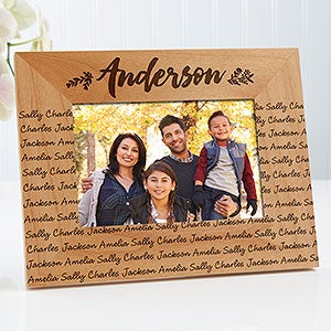 Custom Name Picture Frame 4x6 - Cozy Home - 19141-S