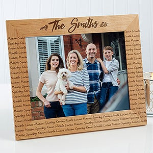 Custom Name Picture Frame 8x10 - Cozy Home - 19141-L