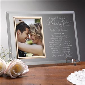 Wedding Blessing Personalized Reflections Frame - 19142