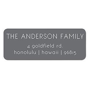 Simply Styled Personalized Return Address Labels - 19209