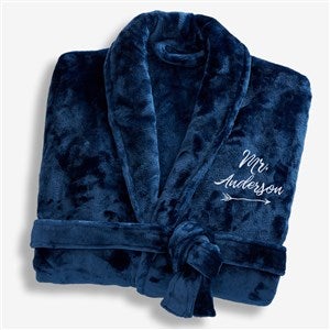 Embroidered Luxury Bathrobe For Him - 19219-MR