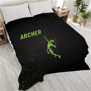 Sports Enthusiast Personalized 90x108 Plush King Fleece Blanket - 19221-King