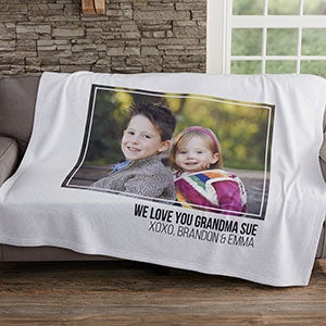 Personalized Sweatshirt Photo Blanket - 19247-1