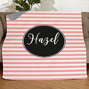 Patterned Name Meaning Personalized 50x60 Quilted Blanket - 19258-Q