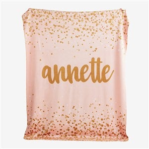 Sparkling Name Personalized 60x80 Sherpa Blanket - 19264-SL