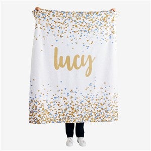 Sparkling Name Personalized 50x60 Sweatshirt Blanket - 19264-SW