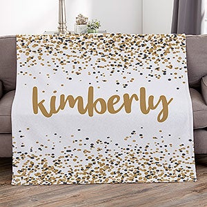 Sparkling Name Personalized 50x60 Sweatshirt Blanket - 19264-SW