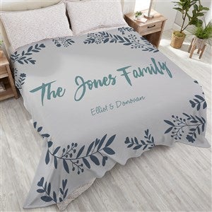 Cozy Home Personalized 90x108 Plush King Fleece Blanket - 19265-K