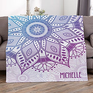 Mandala Personalized 50x60 Sweatshirt Blanket - 19304-SW