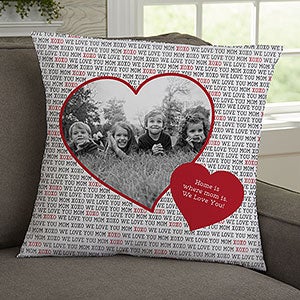 Love You This Much Personalized 18" Photo Pillow - 19320-L