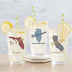 State Pride Personalized Pint Glass - 19409