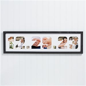Wedding Date Photo Collage Picture Frame - 19417
