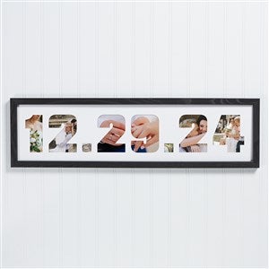 Wedding Date Photo Collage Picture Frame - 19417