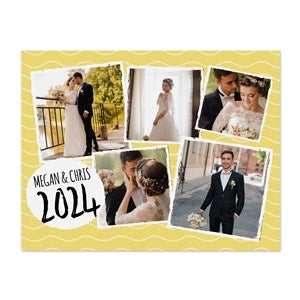 Romantic Photo Collage Personalized Refrigerator Magnet - 19423