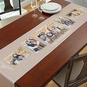 Family 5 Photo Collage 16x60 Table Runner - 19425-5S