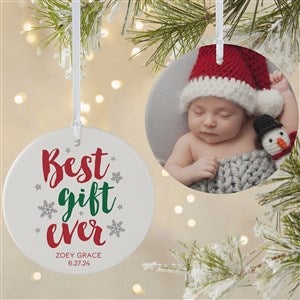 Best Gift Ever Large 2 Sided Baby Ornament - 19437-2L