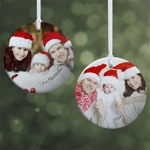 Precious Memories Small 2 Sided Photo Ornament - 19443-2