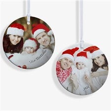 Family Memories Premium Photo Ornament- 2.85 Glossy - 2 Sided - 19443-2