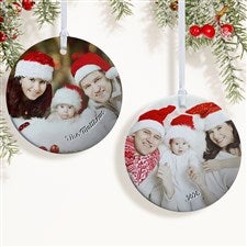 Family Memories Premium Photo Ornament- 2.85 Glossy - 2 Sided - 19443-2