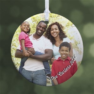 Family Memories Premium Photo Ornament- 2.85 Glossy - 1 Sided - 19443-1