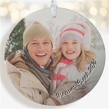 Family Memories Premium Photo Ornament- 3.75 Matte - 1 Sided - 19443-1L