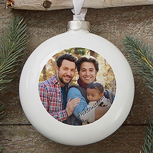 Family Memories Premium Deluxe 3D Disc Photo Ornament - 19443-D