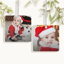 Family Memories Premium Photo Ornament- 2.75 Metal - 2 Sided - 19443-2M