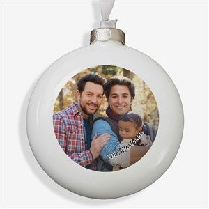 Family Memories Premium Deluxe Photo Ornament- 4 3D Disc - 1 Sided - 19443-D