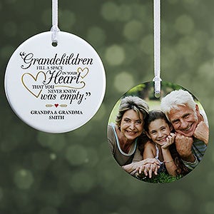 Grandparents Are Special Personalized Premium Ornament- 2.85 Glossy - 2 Sided - 19444-2