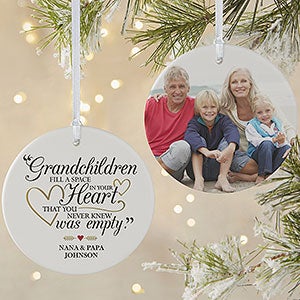 Grandparents Are Special Personalized Ornament- 3.75 Matte - 2 Sided - 19444-2L