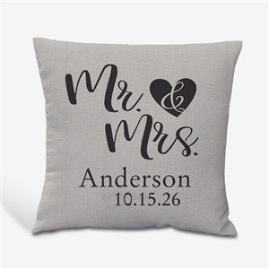 Elegant Couple Personalized 14 Throw Pillow - 19458-S
