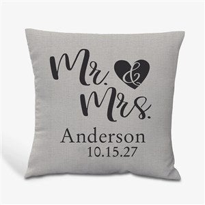 Elegant Couple Personalized 14 Throw Pillow - 19458-S