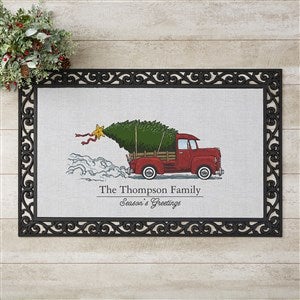 Classic Christmas Personalized Doormat- 20x35 - 19464-M