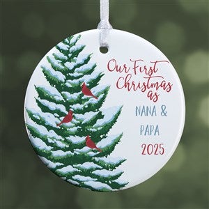 Grandparents First Christmas Custom Ornament - 19481-1