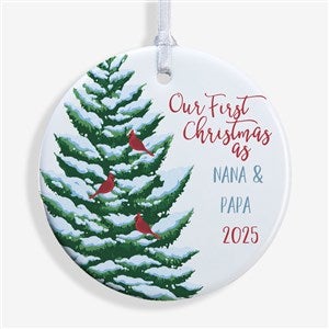 Grandparents First Christmas Custom Ornament - 19481-1