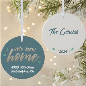 New Home Personalized Christmas Ornament - 19484-2L