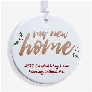 Personalized Ornament - My New Home - 19484-1