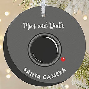 Santa Spy Cam Personalized Ornament - 19505-1L