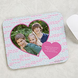 Love You This Much! Personalized Photo Mouse Pad - 19517