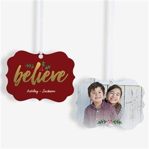 Cozy Christmas 2-Sided Photo Ornament - 19538