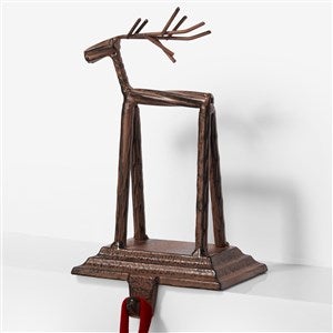Brown Reindeer Stocking Holder - 19540